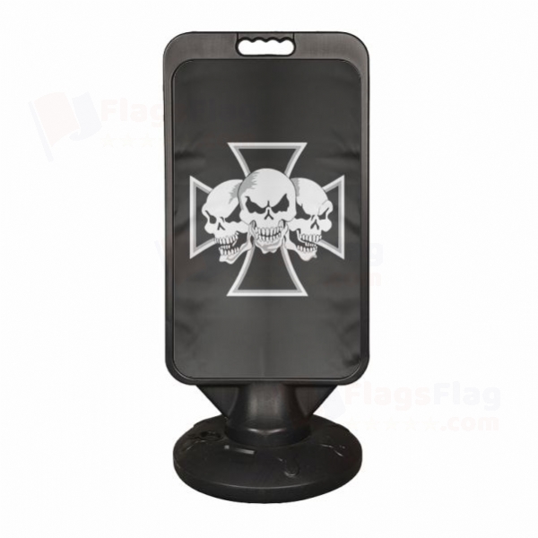 Skull �ron Cross Plastic Advertising Pontoon