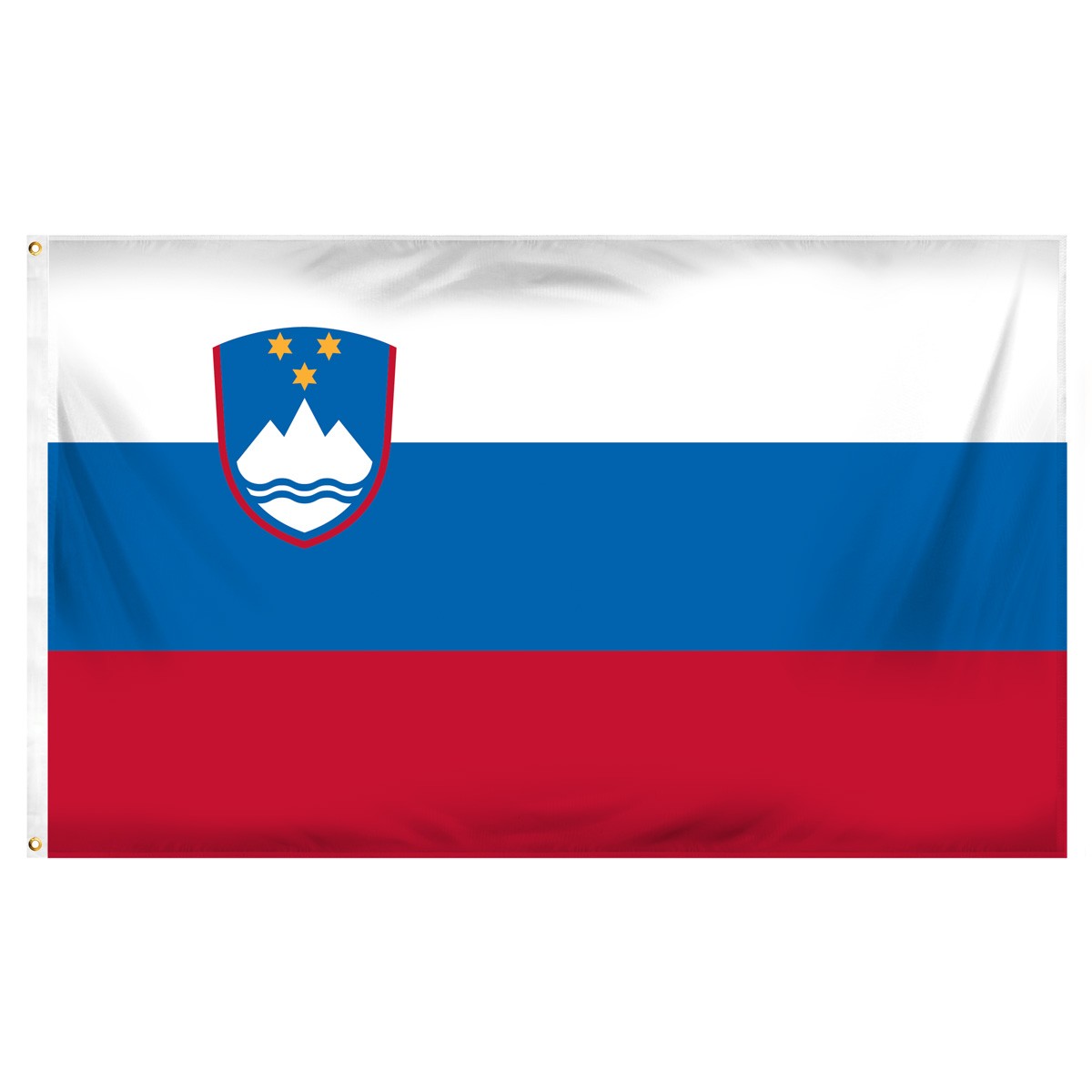 Slovenia Satin Office Flags