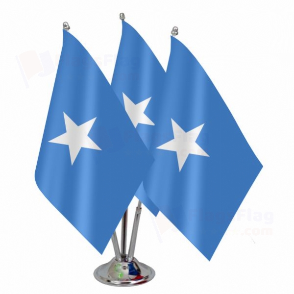 Somalia Triple Table Flag