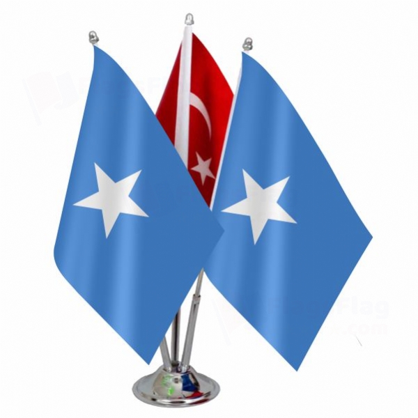Somalia Triple Table Flag