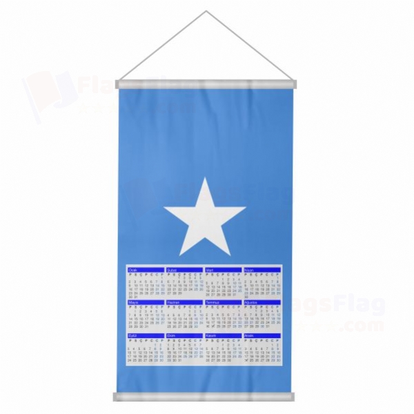 Somalia Woven Fabric Digital Printing Calendar