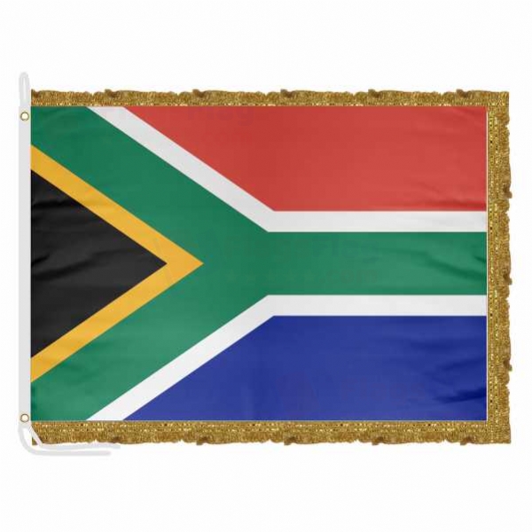 South Africa Satin Office Flag
