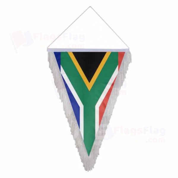 South Africa Triangle Fringed Streamers