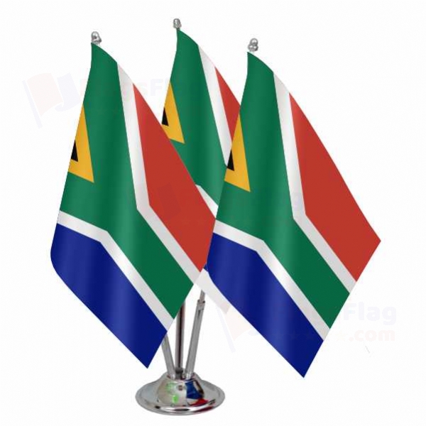South Africa Triple Table Flag