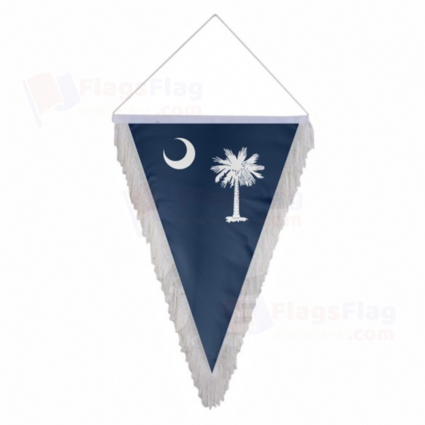 South Carolina Triangle Fringed Streamers