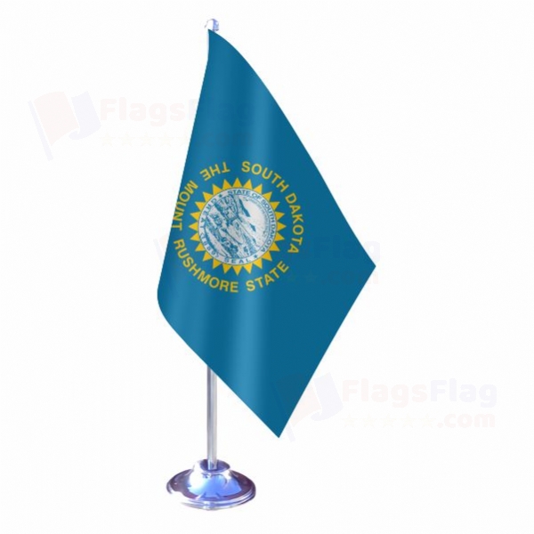 South Dakota Single Table Flag