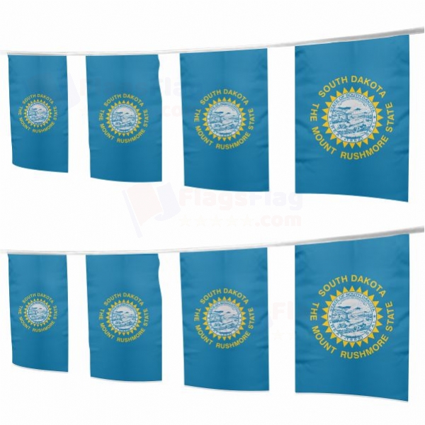 South Dakota Square String Flags