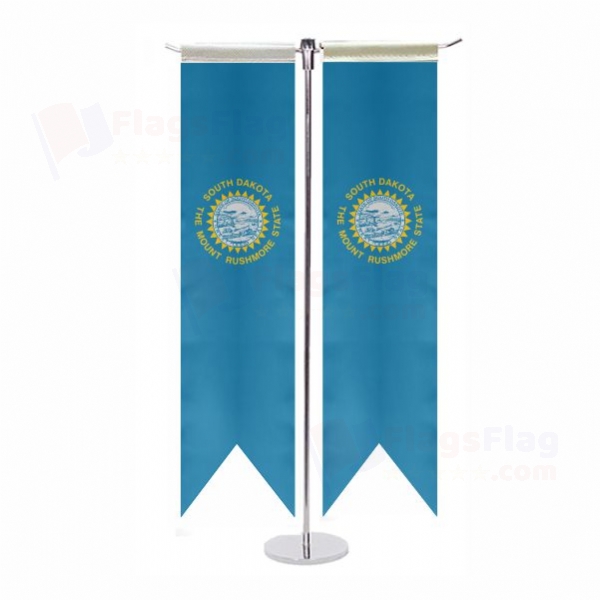 South Dakota T Table Flags