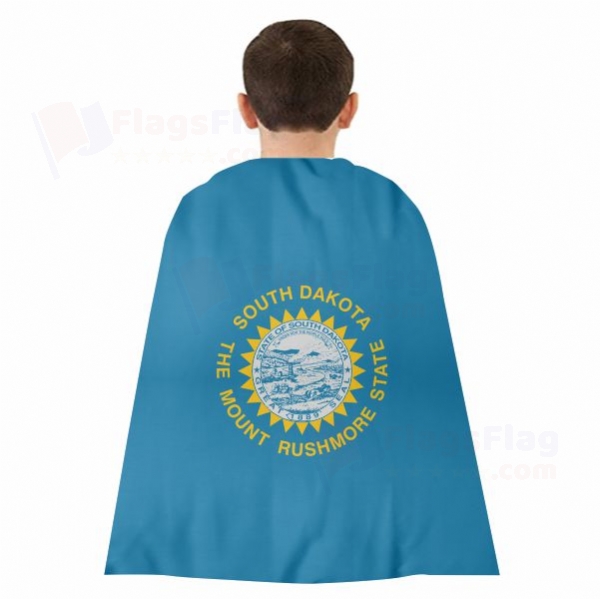 South Dakota Woven Fabric Cloak Digital Printing