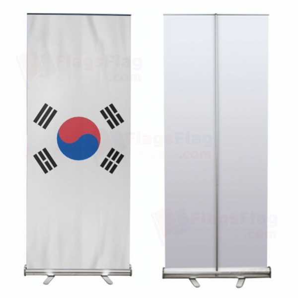South Korea Roll Up Banner