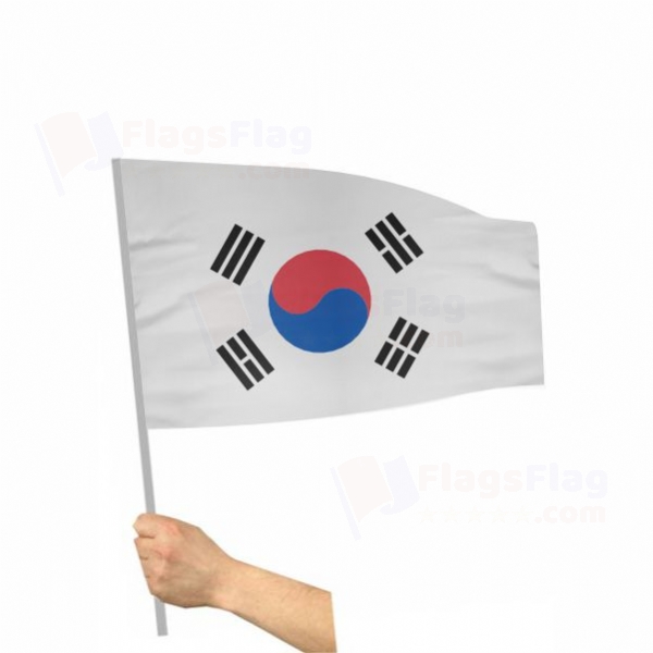 South Korea Stick Flag