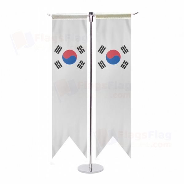 South Korea T Table Flag
