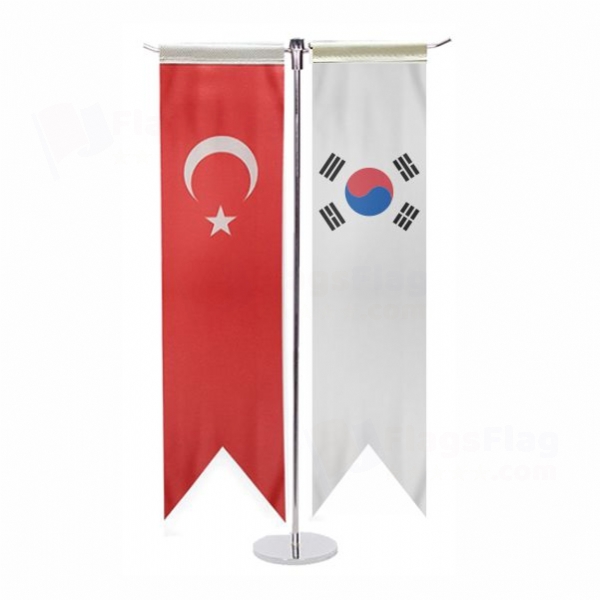 South Korea T Table Flag