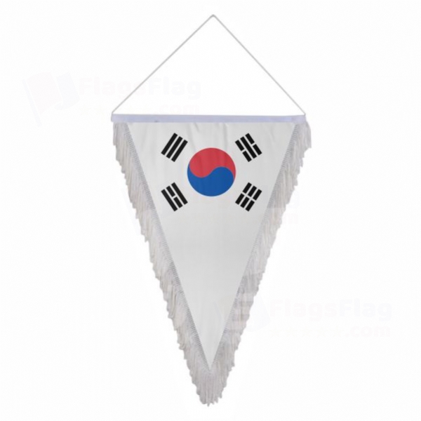 South Korea Triangle Fringed Streamers