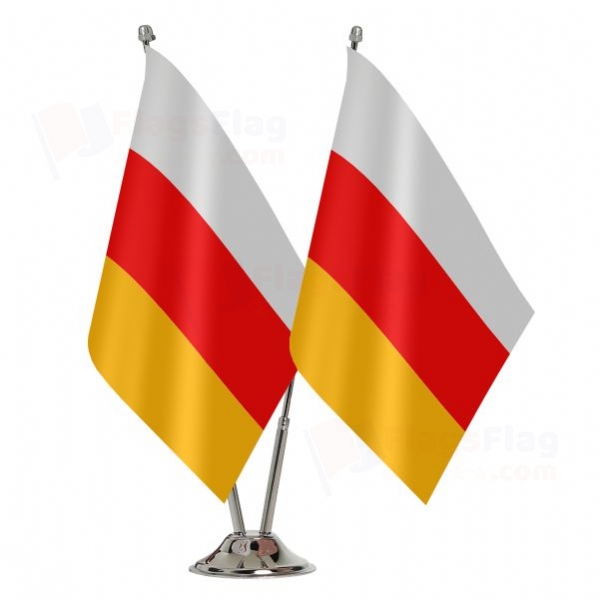 South Ossetia Binary Table Flag