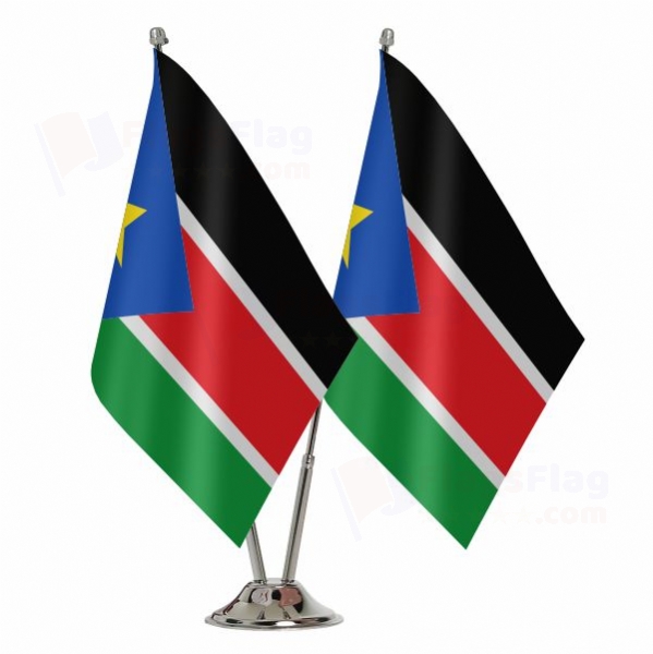 South Sudan Binary Table Flag