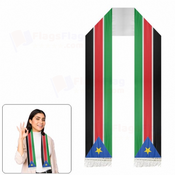 South Sudan Scarf Digital Printing