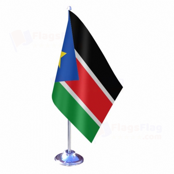 South Sudan Single Table Flag