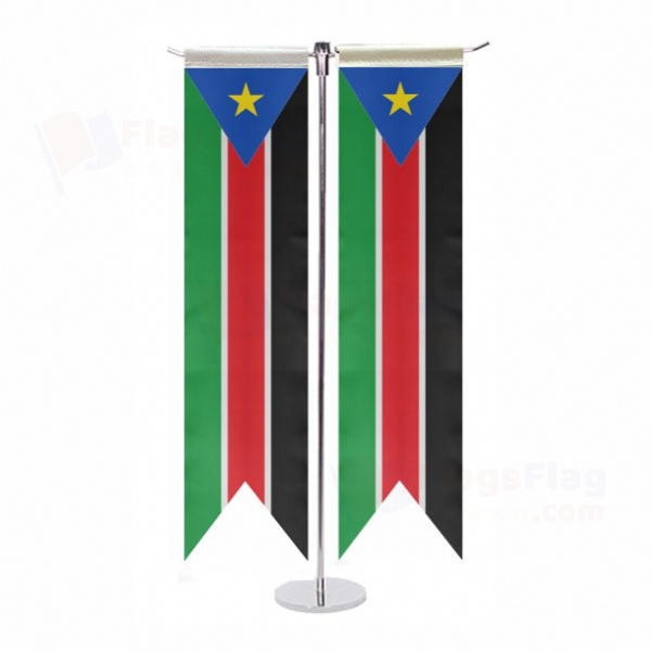 South Sudan T Table Flag
