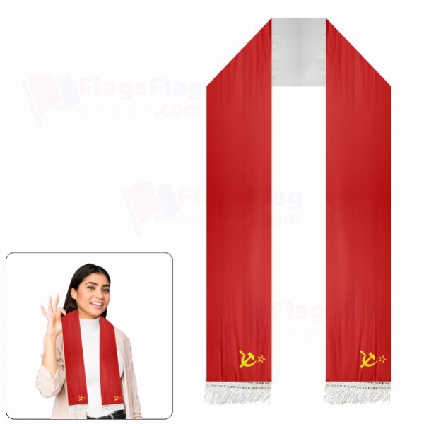 Soviet Union Scarf Digital Printing