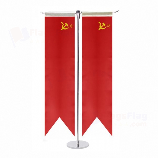 Soviet Union T Table Flag