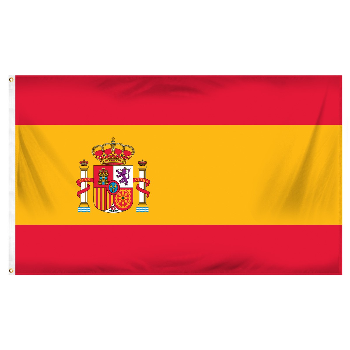 Spain Horizontal Streamers and Flags