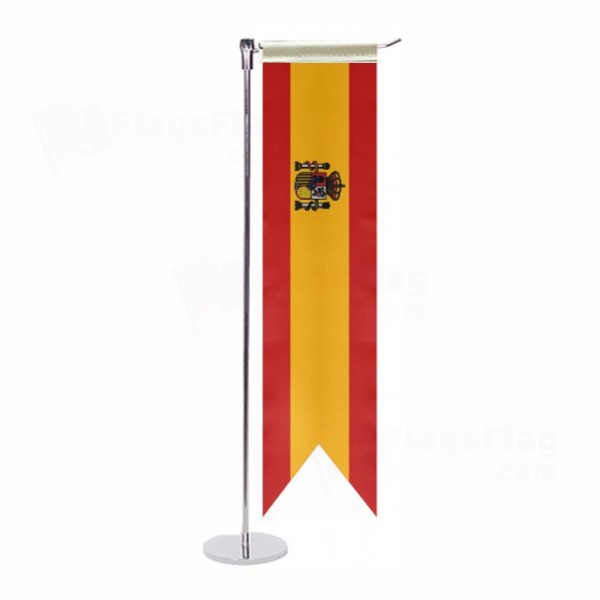 Spain L Table Flag