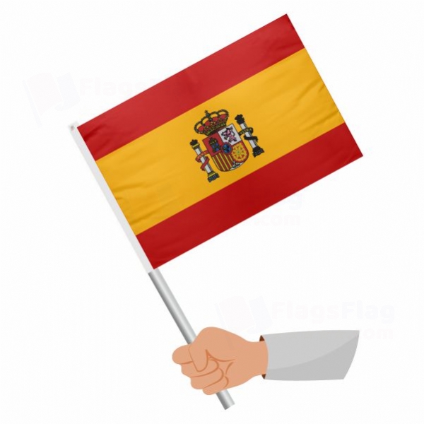 Spain Stick Flag