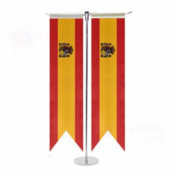 Spain T Table Flags