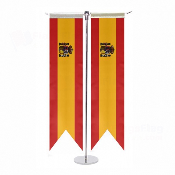 Spain T Table Flags