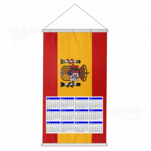 Spain Woven Fabric Digital Printing Calendar