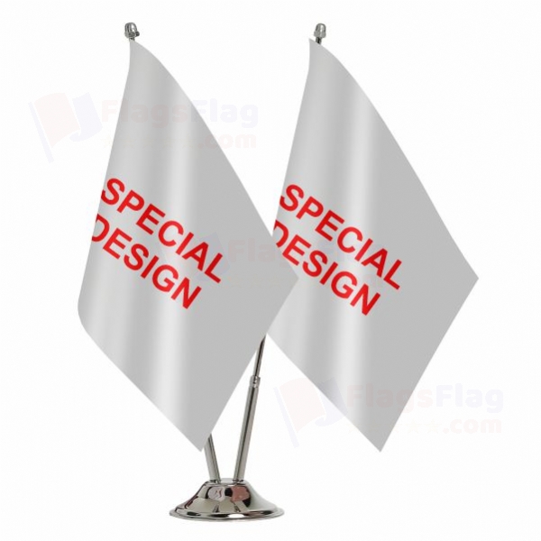 Special Design 2 Table Flags