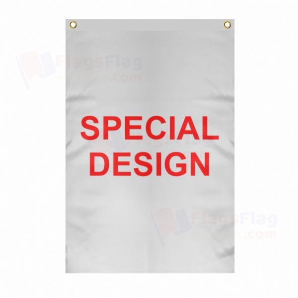 Special Design Large Size Flag Hanging on Building