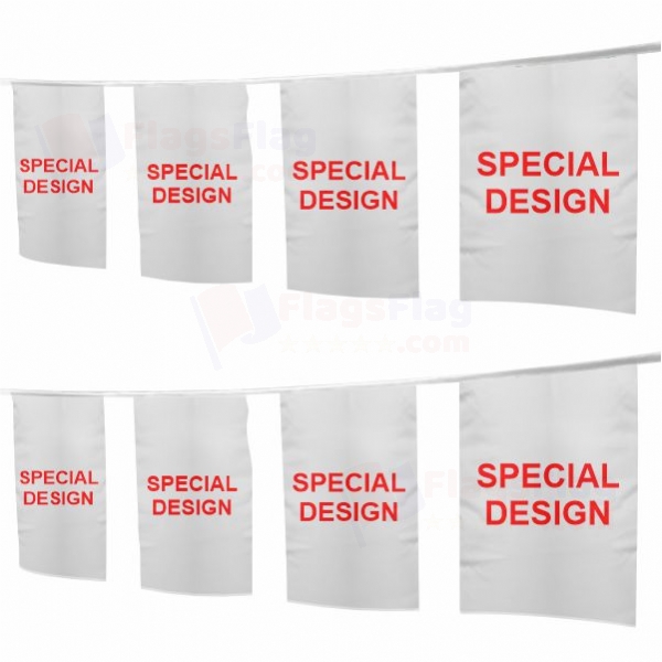 Special Design Square String Flags