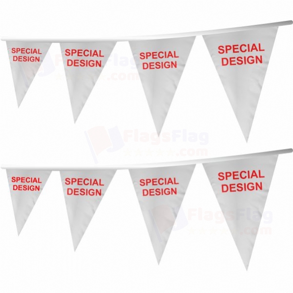 Special Design Stringed Triangle Flag