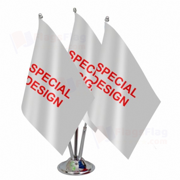 Special Design Triple Table Flag