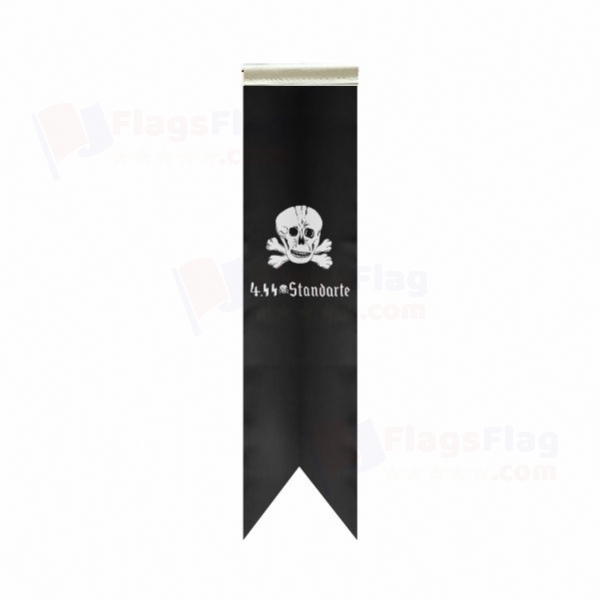 SS Death s Head Units Totenkopf Fanfarentuch L Table Flags Flag Only