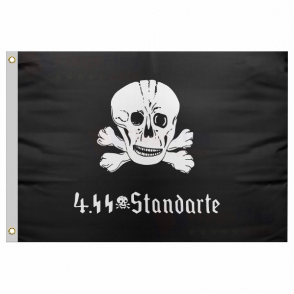 SS Death s Head Units Totenkopf Fanfarentuch Send Flag Price SS Death s Head Units Totenkopf Fanfarentuch Send Flag Prices