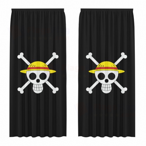 Straw Hat Pirates Digital Printed Curtains