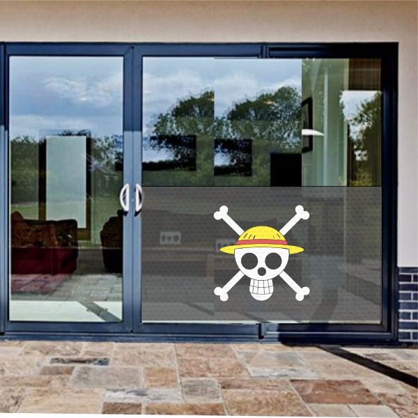 Straw Hat Pirates Glass Film Straw Hat Pirates One Way Vision Printing