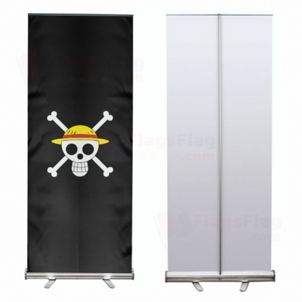 Straw Hat Pirates Roll Up Banner