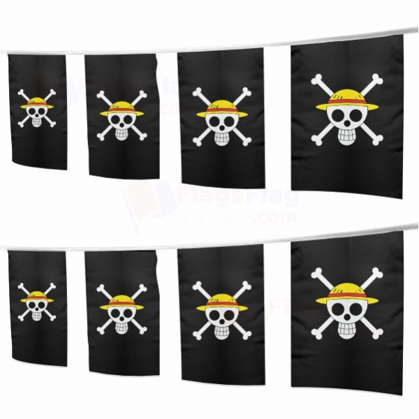 Straw Hat Pirates Square String Flags