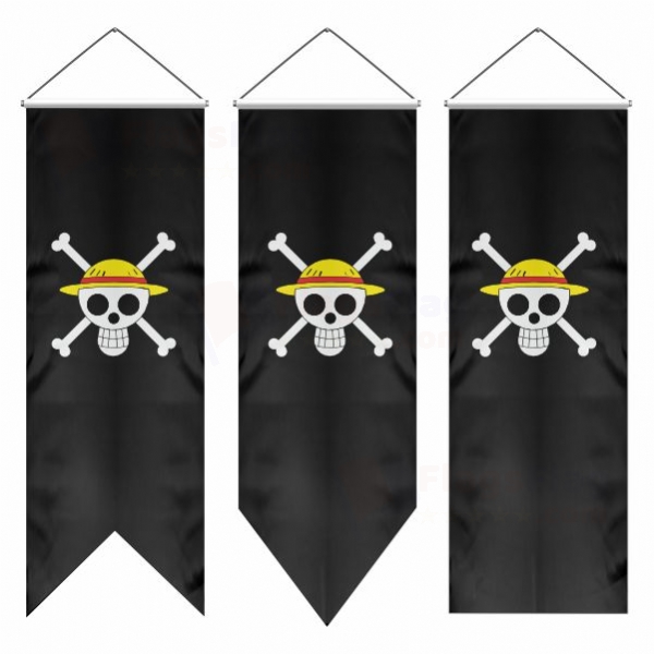 Straw Hat Pirates Swallowtail Flags