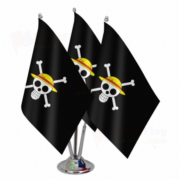 Straw Hat Pirates Triple Table Flag