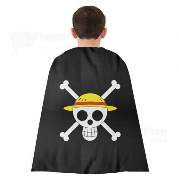 Straw Hat Pirates Woven Fabric Cloak Digital Printing