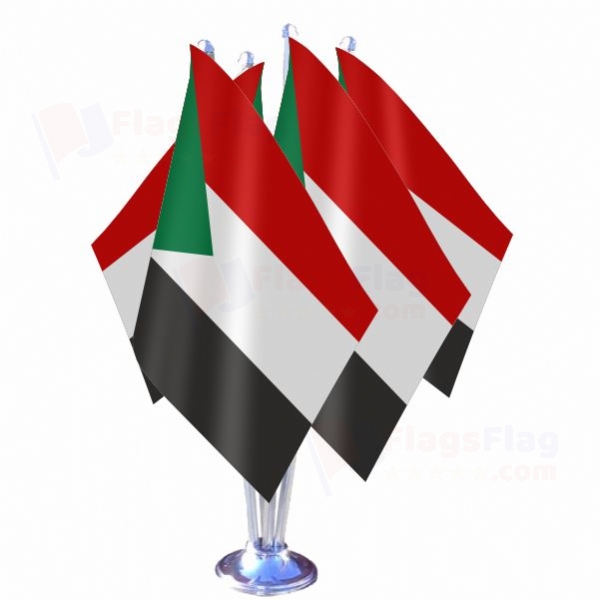 Sudan Quadruple Table Flag