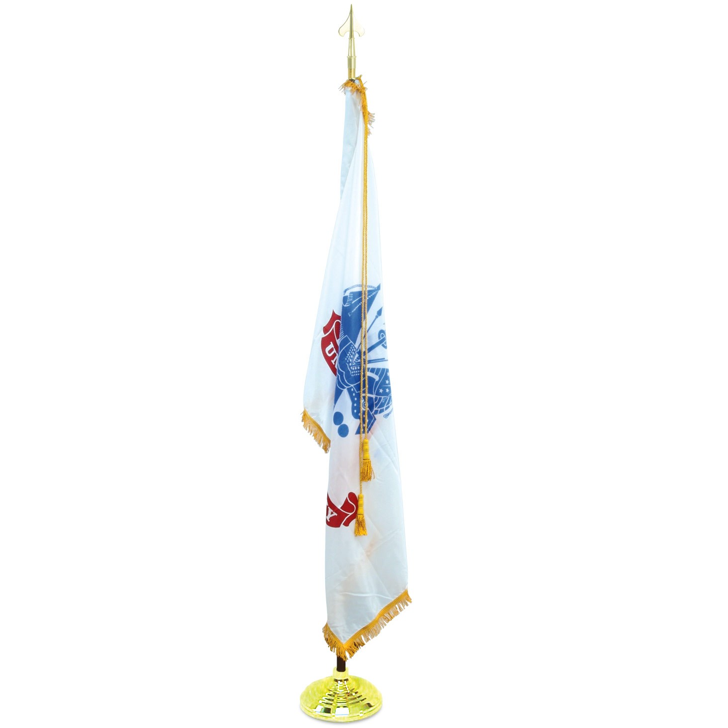 Super Tough Army 3ft x 5ft Flag, Flagpole, Base, and Tassel