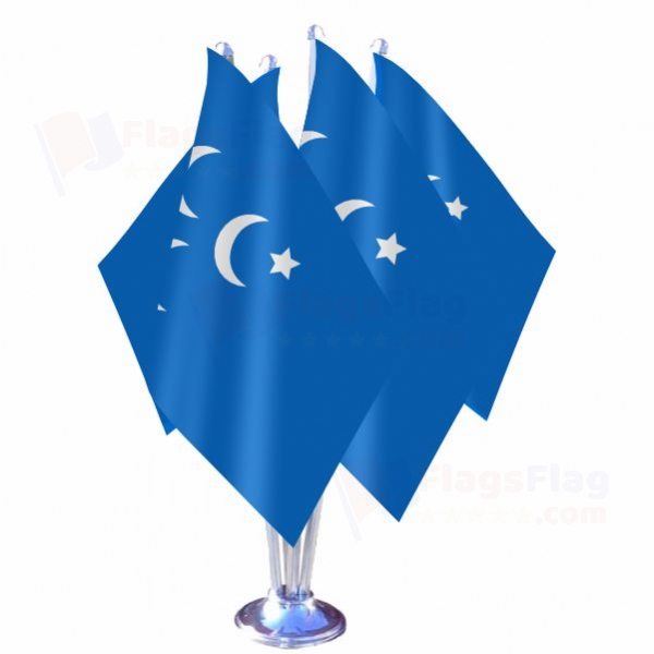Supreme State Quadruple Table Flag
