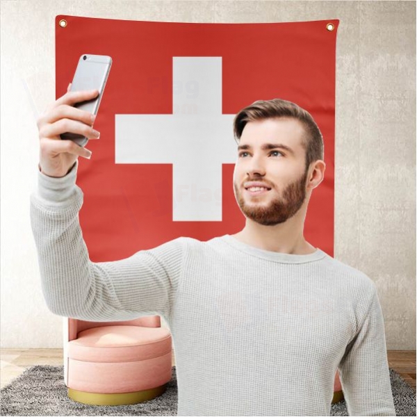 Switzerland Background Selfie Shooting Landscapes