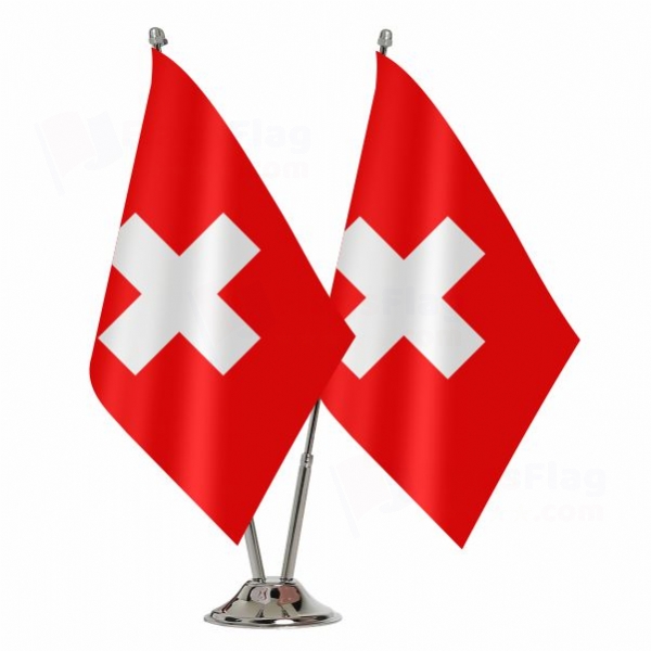 Switzerland Binary Table Flag